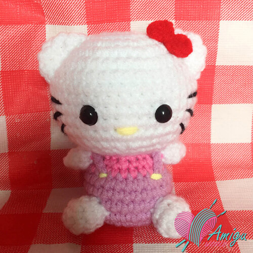 Amigurumi Hello Kitty crochet pattern