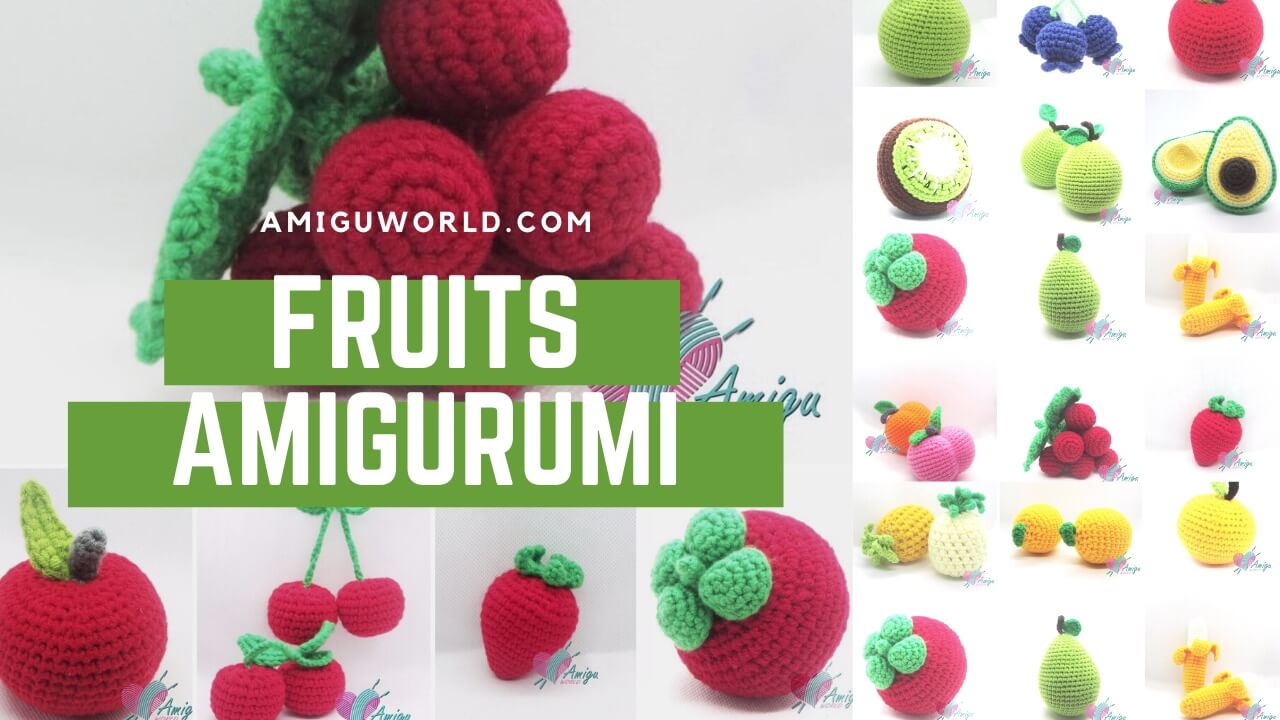 Fruits amigurumi made by AmiguWorld