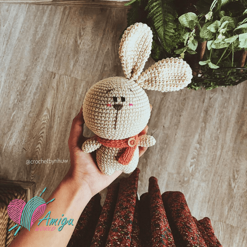 Cute Fat Bunny crochet amigurumi