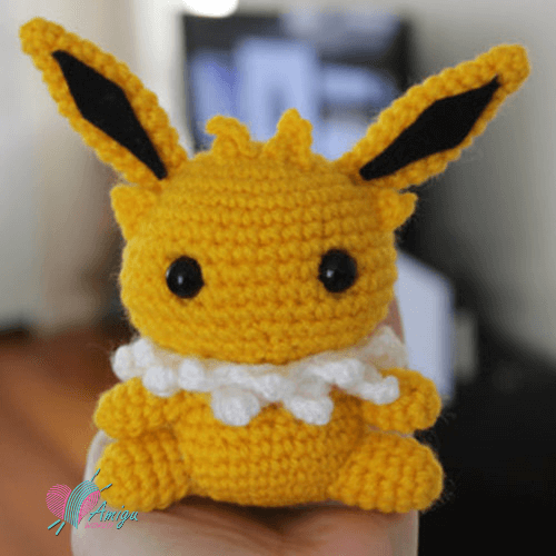 Crochet amigurumi Jolteon in Pokémon – English Pattern