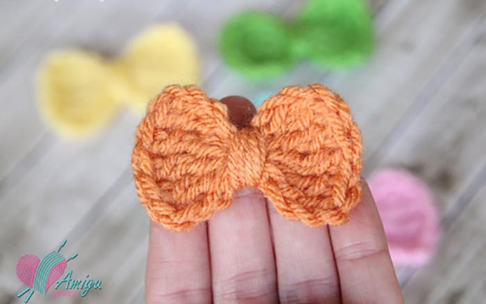 How to crochet bow for beginners project 1
