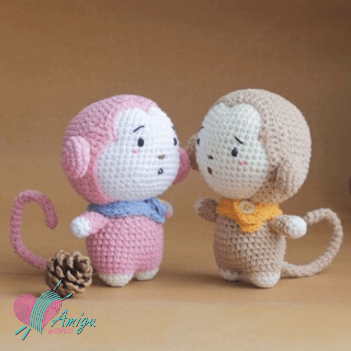fat monkey amigurumi free pattern crochet