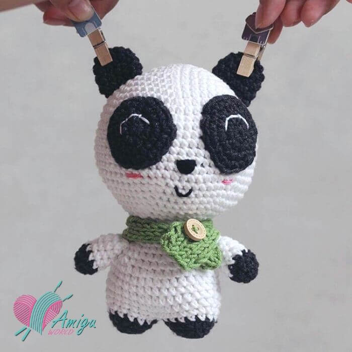 How to crochet a panda bear amigurumi free crochet patterns by lenlenlenlen