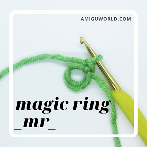 Howw to crochet magic ring mr