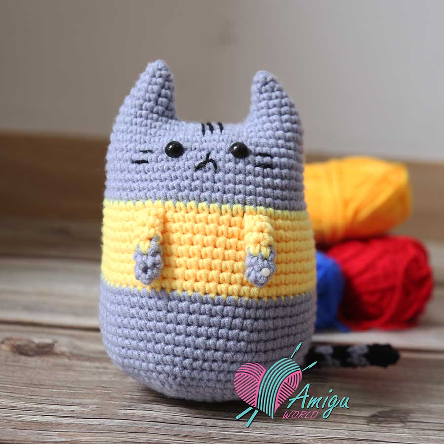 Mèo Pusheen siêu dễ thương bằng len