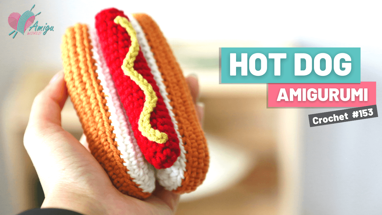 Hotdog amigurumi crochet pattern amiguworld