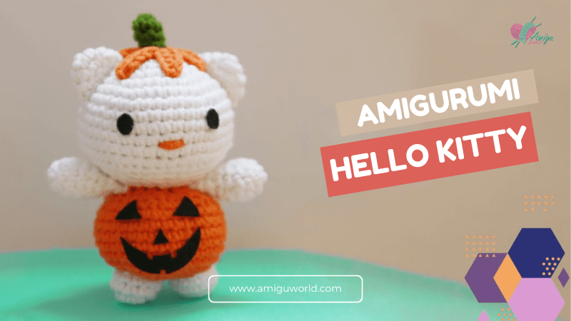 How to crochet hello kitty amigurumi