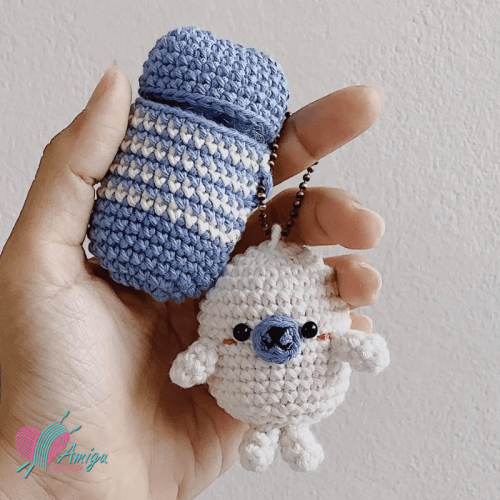 Mini Dolphin amigurumi free pattern by meemanan