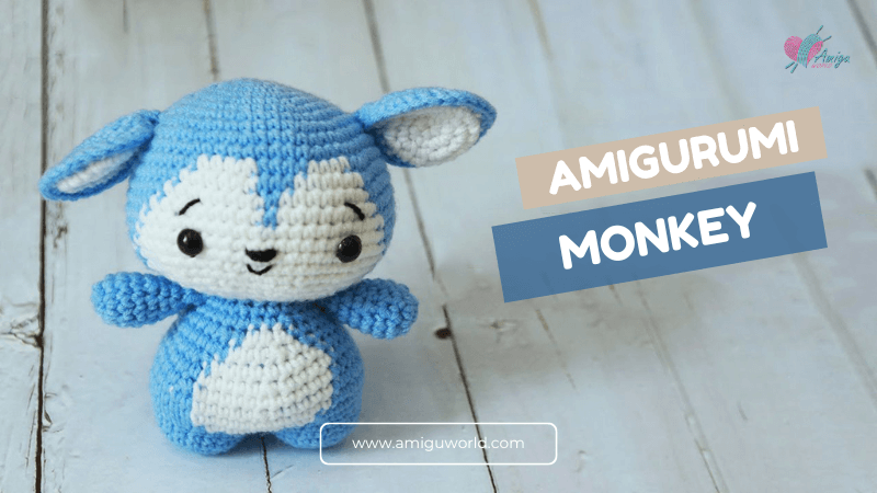 Crochet monkey amigurumi free pattern