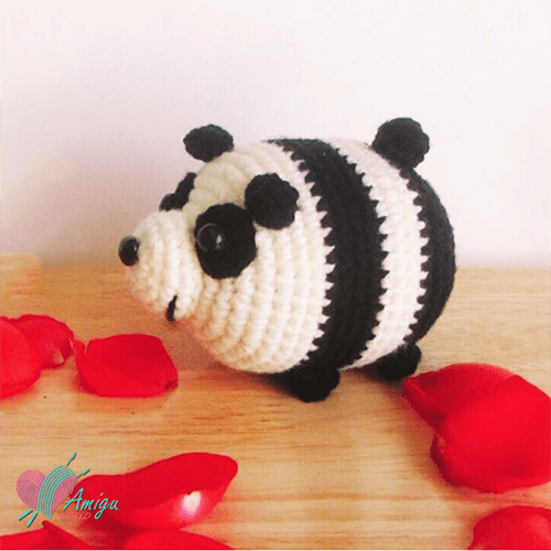 Panda Bear Tsum Tsum amigurumi free pattern