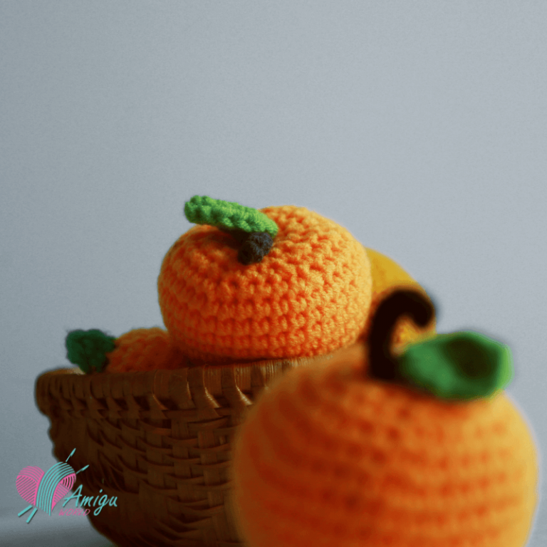 Crochet amigurumi Orange tutorial and pattern