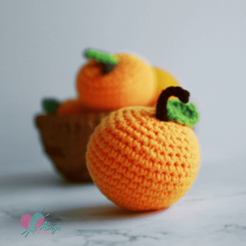 Crochet amigurumi Orange tutorial and pattern