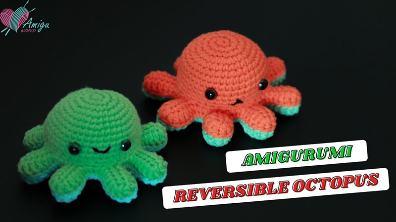 FREE Pattern - The Original Reversible Octopus amigurumi - Amigu World