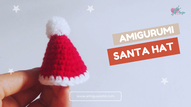 Santa hat Christmas amigurumi