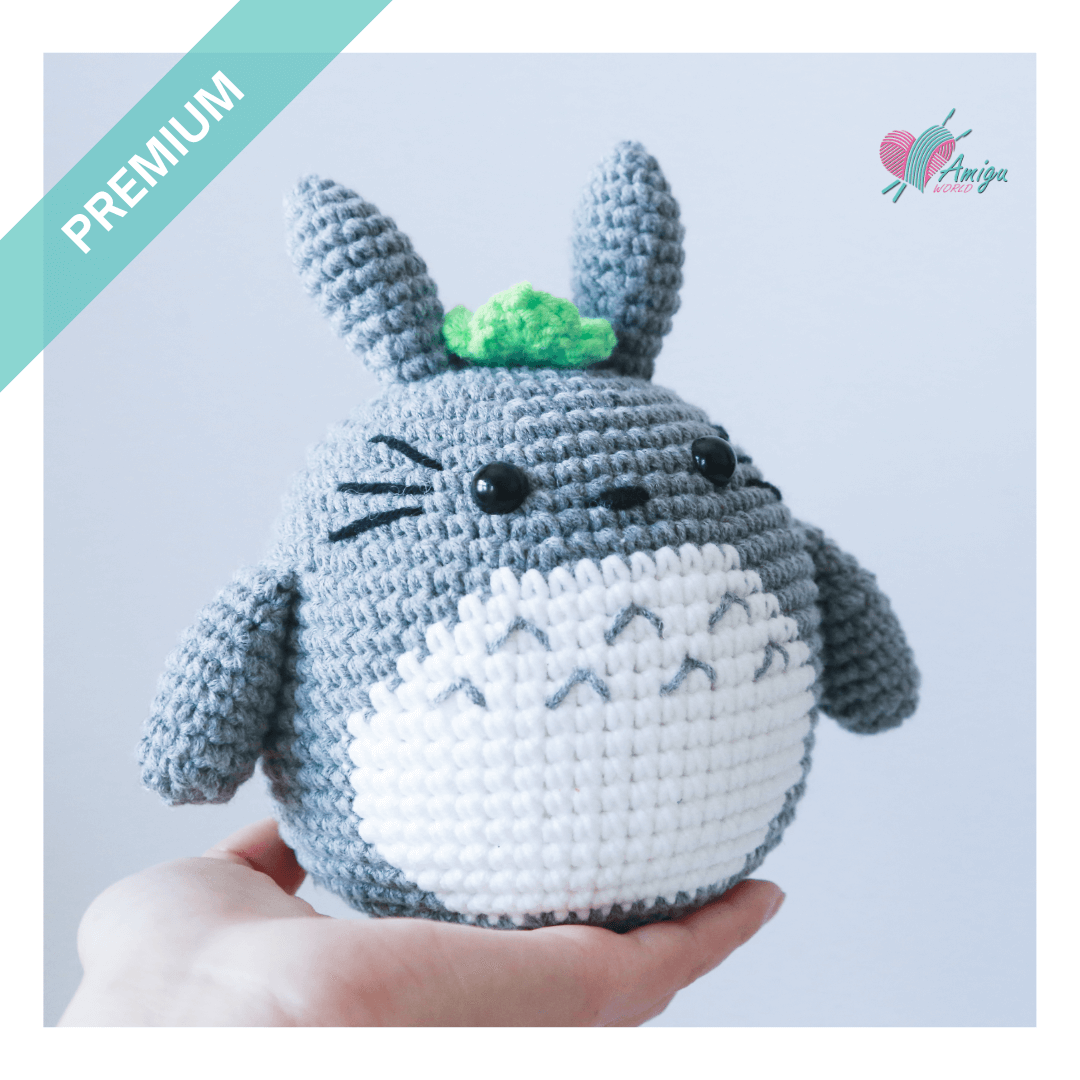 Totoro crochet pattern amigurumi English pattern Amigu World