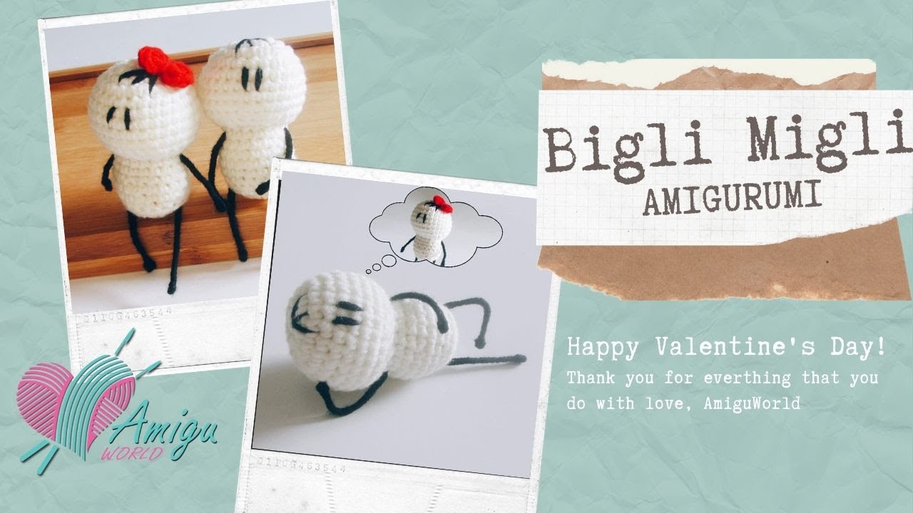 Bigli Migli Lovebirds - Crochet Amigurumi Couple Tutorial