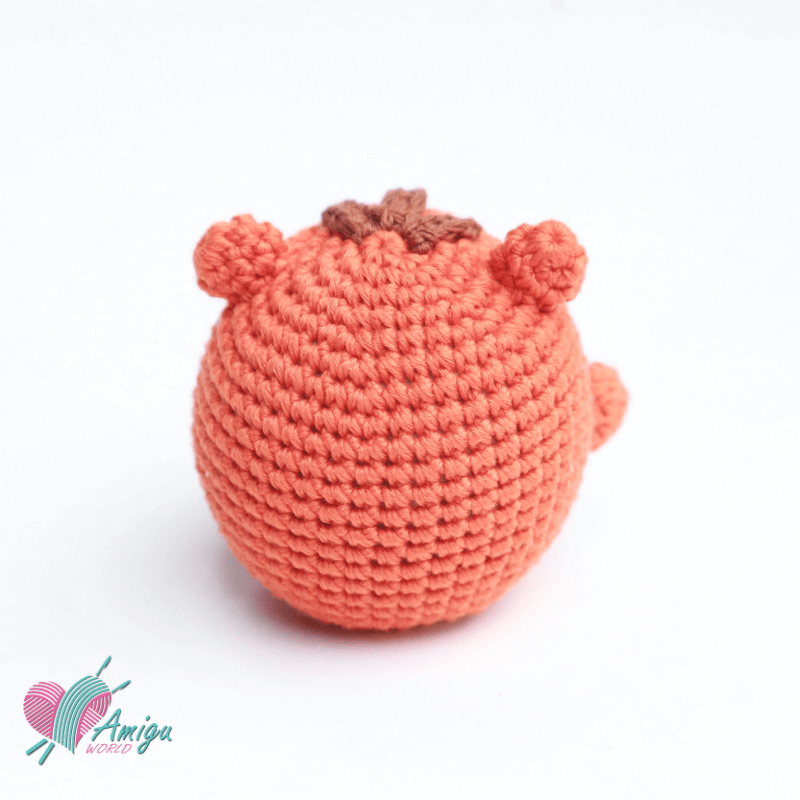 Chubby Fox amigurumi crochet free pattern by AmiguWorld