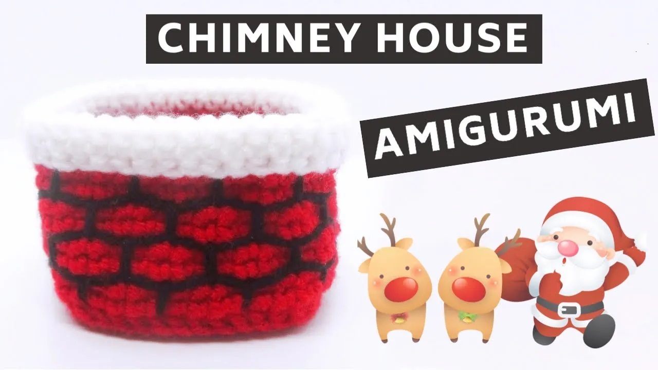 Whimsical Chimney House Amigurumi: Crochet Tutorial and Pattern