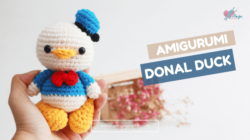 Crafting Donald - Crochet amigurumi tutorial with free pattern