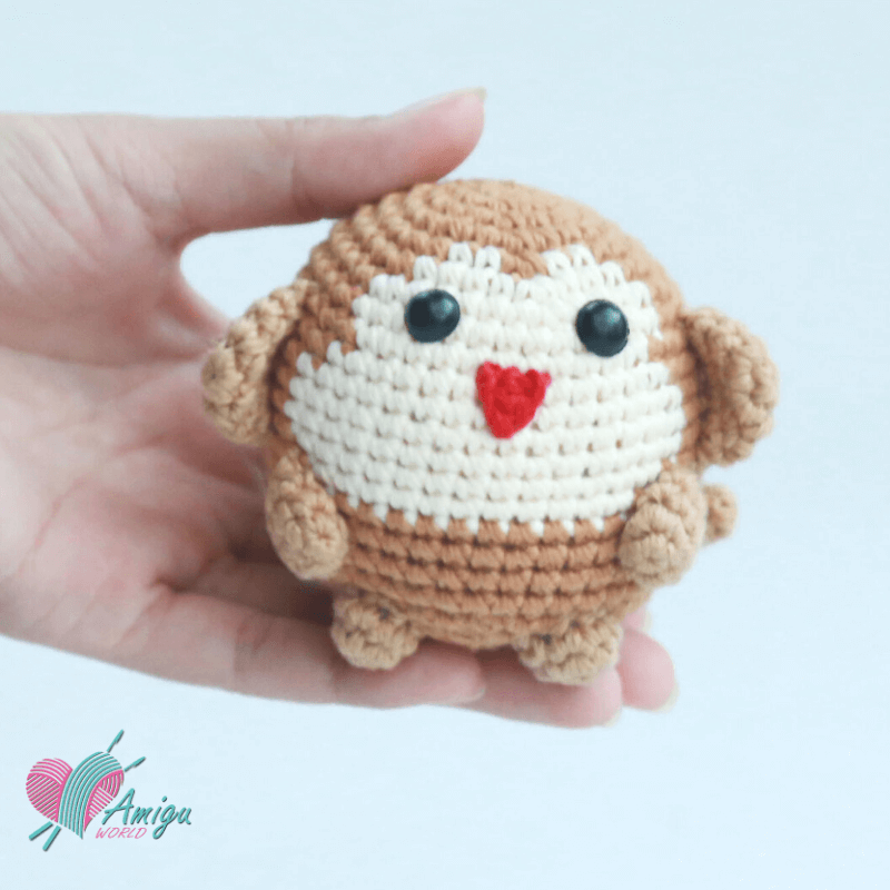 Amigurumi Little Monkey crochet pattern by AmiguWorld