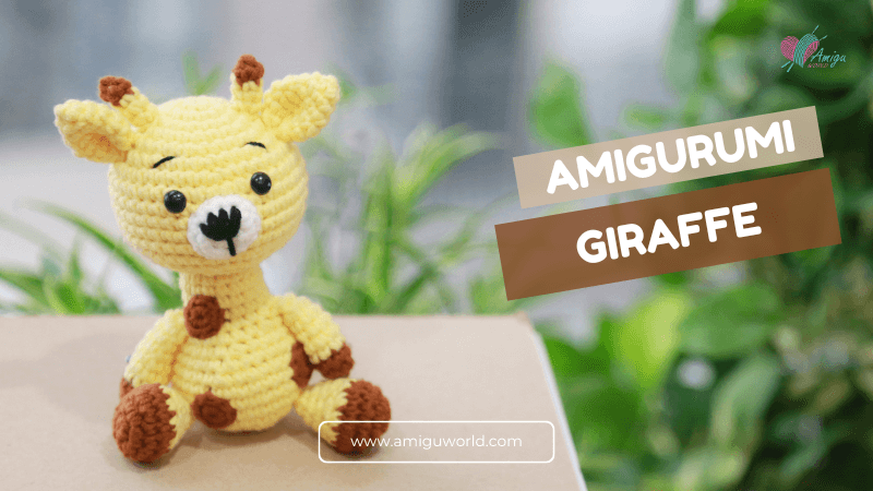 Giraffe Amigurumi - Step-by-Step Crochet Tutorial with Free Pattern