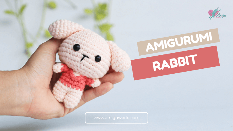 Tiny Rabbit amigurumi - Free crochet video tutorial