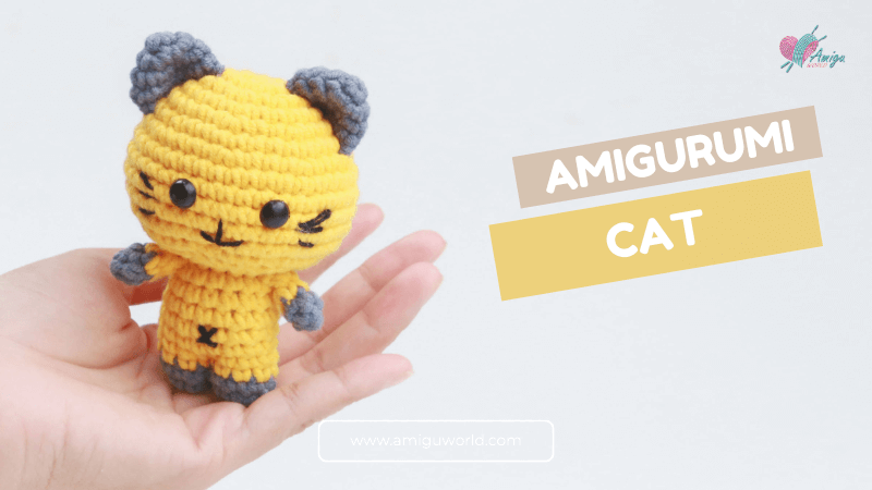Tiny Cat Amigurumi - Free Crochet Video Tutorial