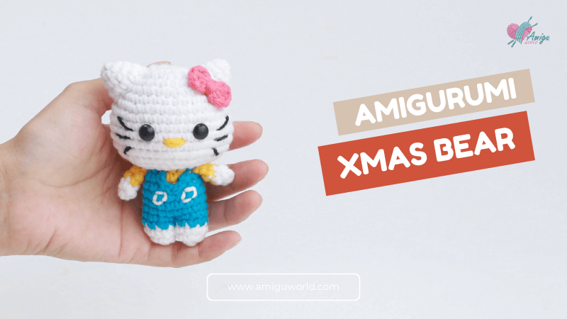 Tiny Hello Kitty Amigurumi - Free Crochet Video Tutorial
