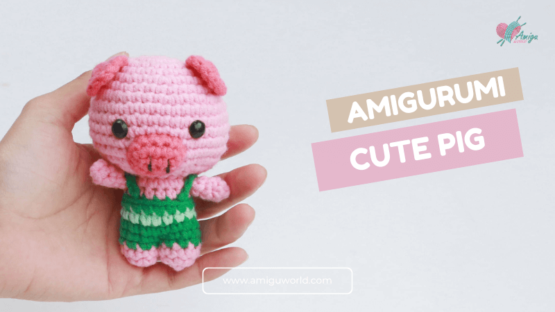 Tiny Piglet Amigurumi - Step-by-Step Crochet Tutorial with Free Pattern