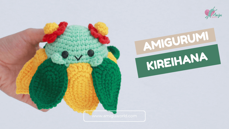 Crochet Kireihana amigurumi free tutorial step-by-step