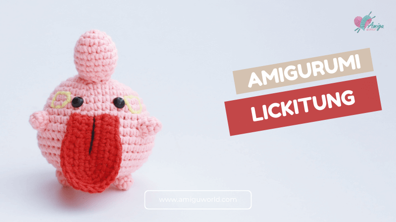 Lickitung Amigurumi Crochet Free Video Tutorial