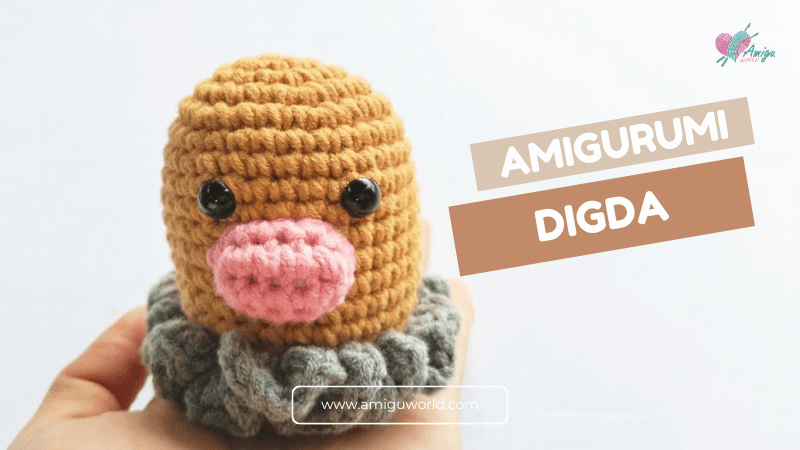 Dig into Creativity with Digda Pokémon Amigurumi Free Crochet Tutorial