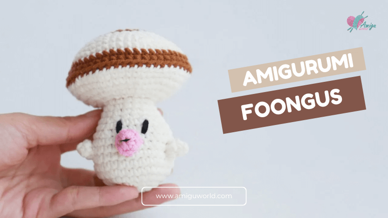 Crochet Foongus Pokémon Free Amigurumi Pattern