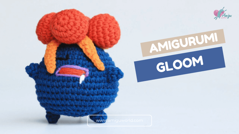 How to Crochet Gloom Pokémon Amigurumi - Free Tutorial
