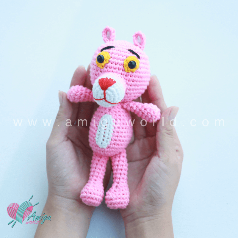 Amigurumi Pink Panther Free crochet pattern by AmiguWorld