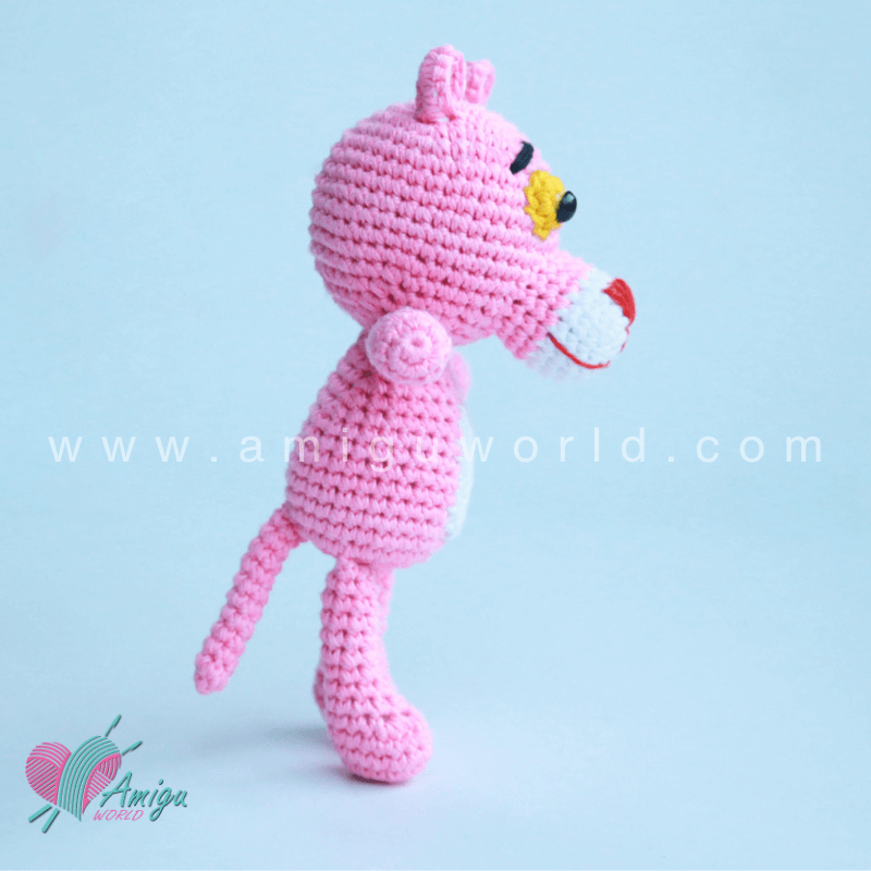 Amigurumi Pink Panther Free crochet pattern by AmiguWorld