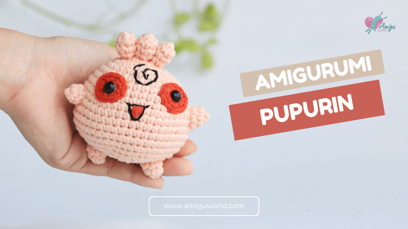 Pupurin Pokémon Amigurumi Free Crochet Tutorial
