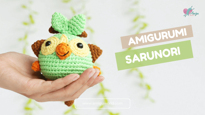 Crochet Sarunori Pokémon Free Amigurumi Pattern