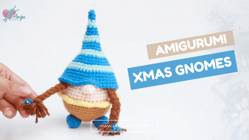 Craft your holiday joy with Crochet Christmas Gnomes Amigurumi