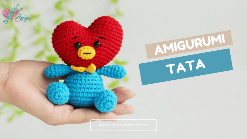 Free TaTa Character BT21 Amigurumi Crochet Tutorial