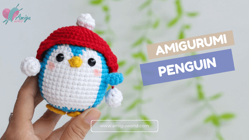 Amigurumi Christmas Penguin free crochet tutorial