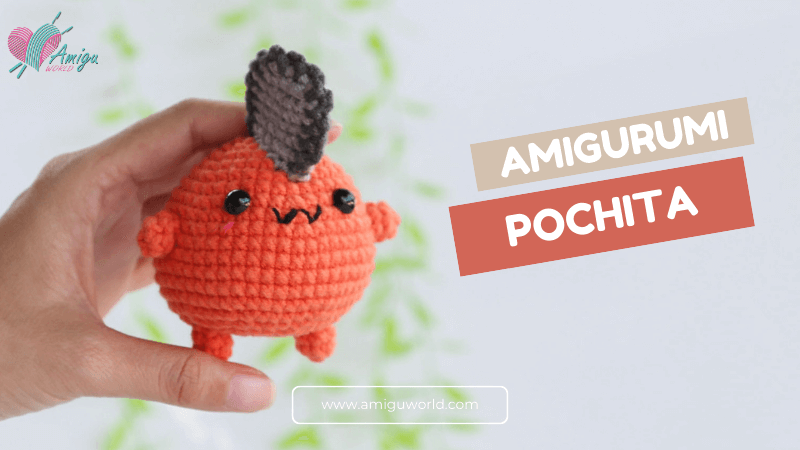 Amigurumi Pochita Chainsaw Man free crochet tutorial