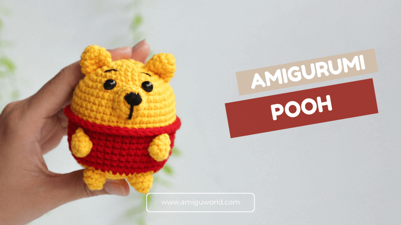 Pooh Bear amigurumi free crochet tutorial