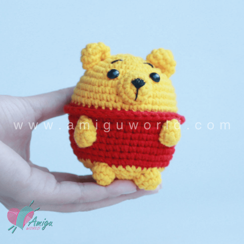 How To Crochet Pooh Character Amigurumi - Free Pattern by AmiguWorld