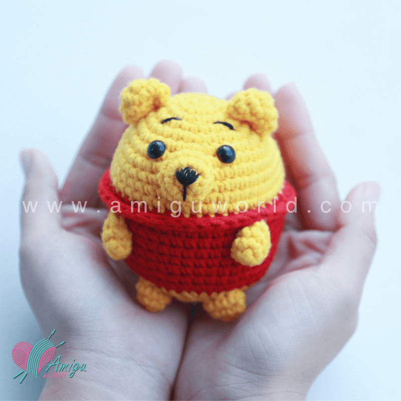 How To Crochet Pooh Character Amigurumi - Free Pattern by AmiguWorld
