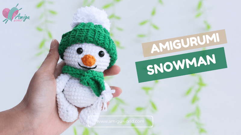 Amigurumi Snowman Christmas free crochet tutorial