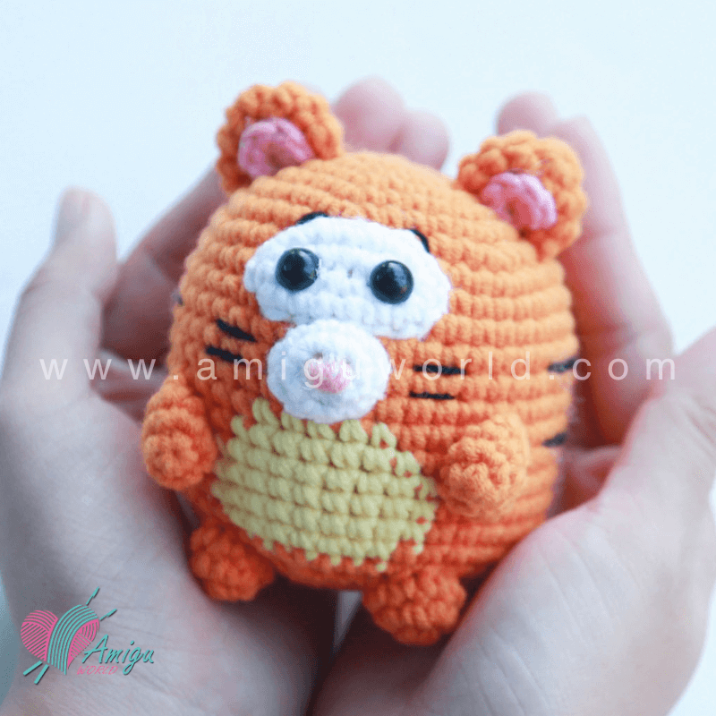 How To Crochet Tigger Character Amigurumi - Free Pattern by AmiguWorld