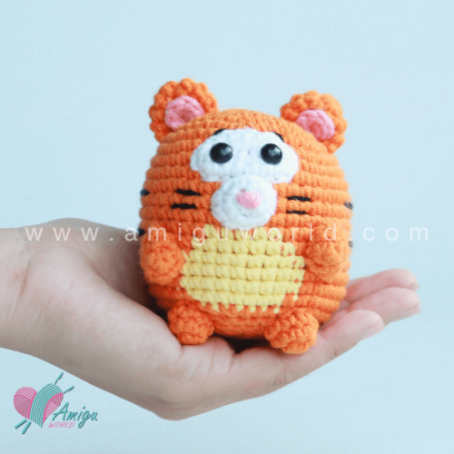 Amigurumi Tigger character Free crochet pattern