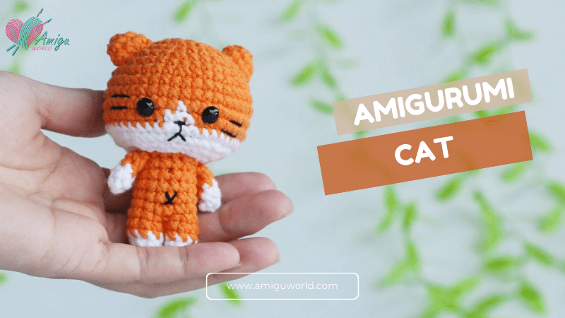 How to crochet tini cat amigurumi Free tutorial