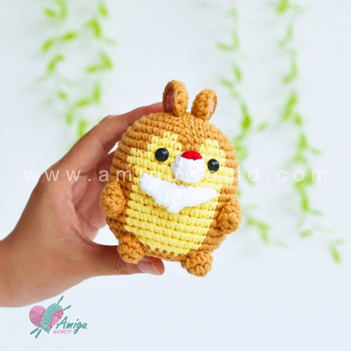 Chip and Dale chipmunks Disney character amigurumi free crochet pattern